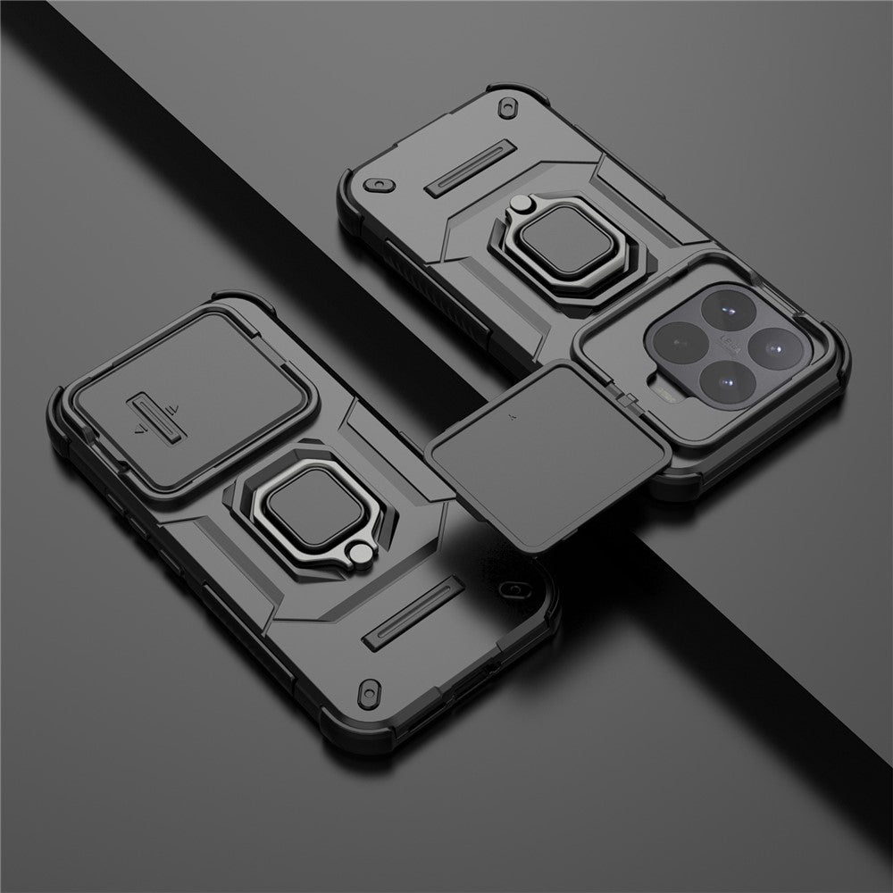 For Xiaomi 17T Case PC + TPU Kickstand Phone Protector with Lens Cover