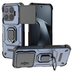 Xiaomi 17T-skal PC + TPU-stativ mobilskydd med linsskydd