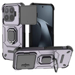 For Xiaomi 17T Case PC + TPU Kickstand Phone Protector with Lens Cover