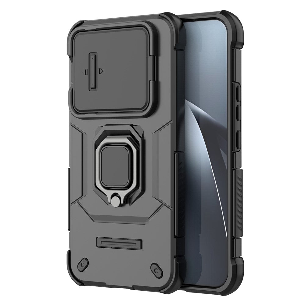 Xiaomi 17T Pro-skal PC + TPU-stativ mobilskydd med linsskydd
