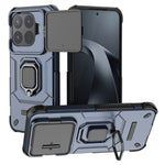 Xiaomi 17T Pro-skal PC + TPU-stativ mobilskydd med linsskydd