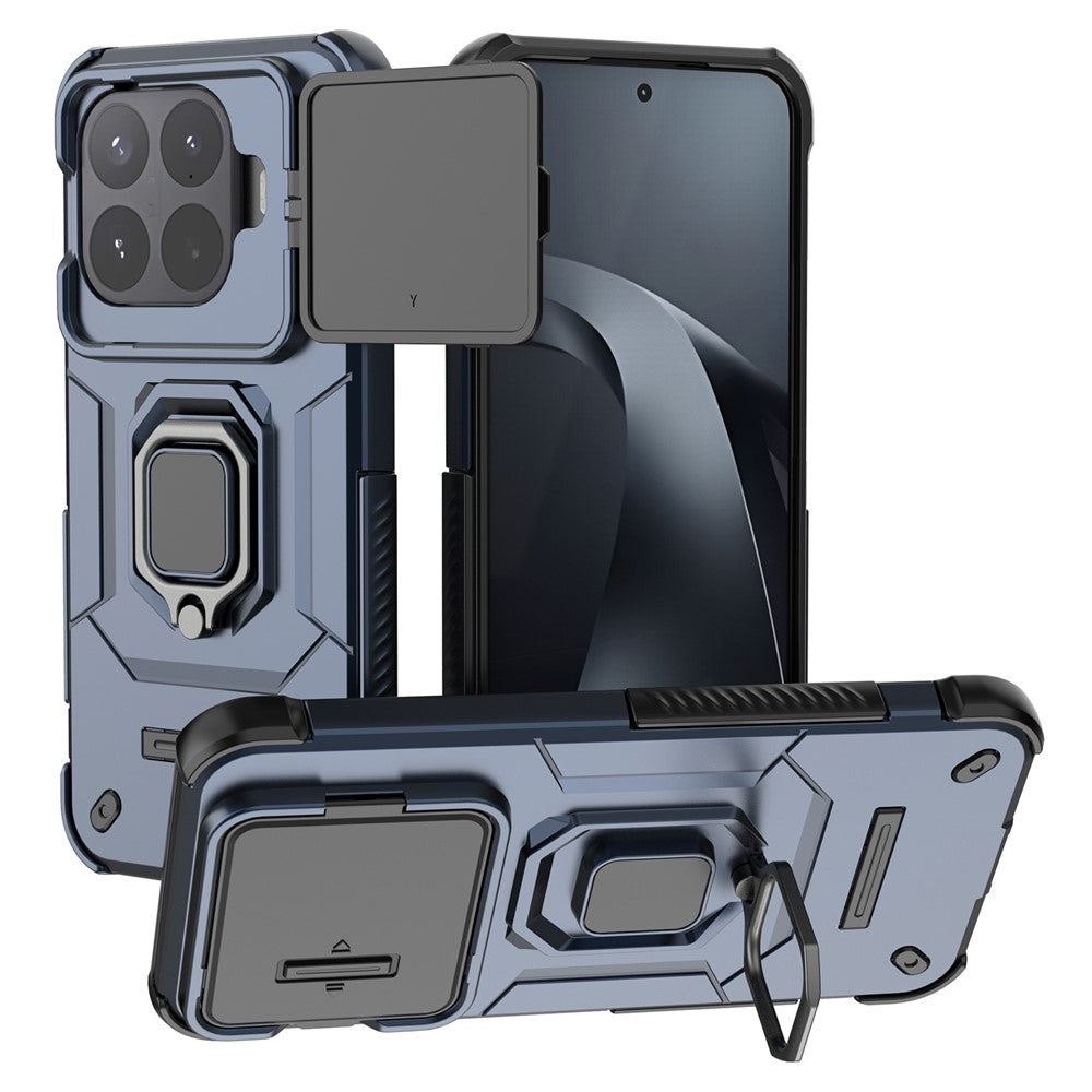Xiaomi 17T Pro-skal PC + TPU-stativ mobilskydd med linsskydd