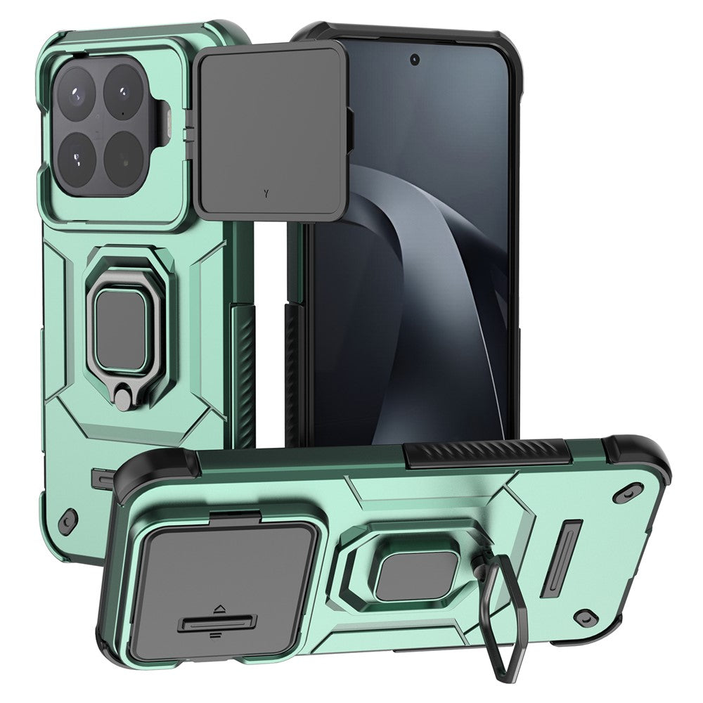 Xiaomi 17T Pro-skal PC + TPU-stativ mobilskydd med linsskydd