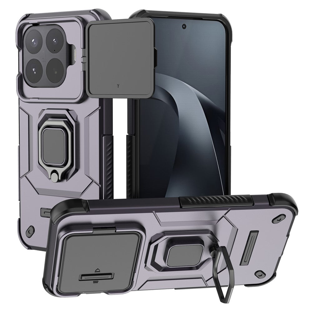 Xiaomi 17T Pro-skal PC + TPU-stativ mobilskydd med linsskydd