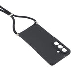 For Samsung Galaxy S26 FE Case Flexible TPU Fiber Lining Anti-Shock Crossbody Phone Cover