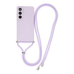 For Samsung Galaxy S26 FE Case Flexible TPU Fiber Lining Anti-Shock Crossbody Phone Cover