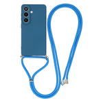 For Samsung Galaxy S26 FE Case Flexible TPU Fiber Lining Anti-Shock Crossbody Phone Cover