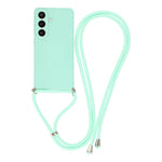 For Samsung Galaxy S26 FE Case Flexible TPU Fiber Lining Anti-Shock Crossbody Phone Cover