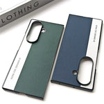 For Samsung Galaxy Z Fold7 5G Case PU Leather + PC Anti-Scratch Protective Phone Cover