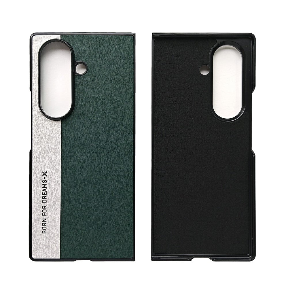 For Samsung Galaxy Z Fold7 5G Case PU Leather + PC Anti-Scratch Protective Phone Cover