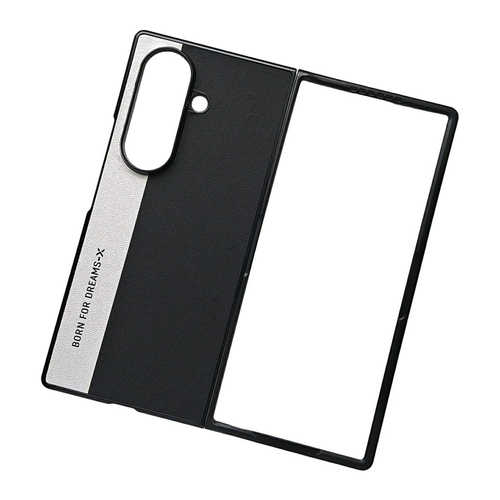 For Samsung Galaxy Z Fold7 5G Case PU Leather + PC Anti-Scratch Protective Phone Cover