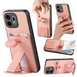 For OnePlus N6 4G Case Cloth Texture TPU PU Leather PC Phone Back Cover with Card Holder Kickstand