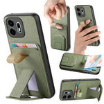 For OnePlus N6 4G Case Cloth Texture TPU PU Leather PC Phone Back Cover with Card Holder Kickstand