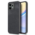 For OnePlus N6 4G Case Shockproof Slim Retro Leather Phone Back Cover