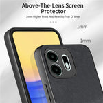 For OnePlus N6 4G Case Shockproof Slim Retro Leather Phone Back Cover