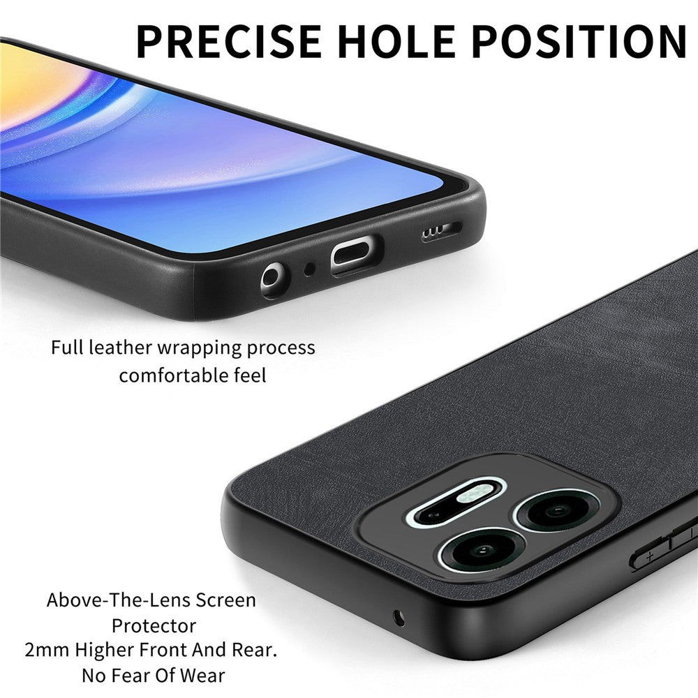 For OnePlus N6 4G Case Shockproof Slim Retro Leather Phone Back Cover
