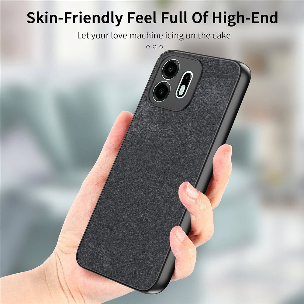 For OnePlus N6 4G Case Shockproof Slim Retro Leather Phone Back Cover