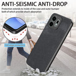 For OnePlus N6 4G Case Shockproof Slim Retro Leather Phone Back Cover