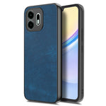 For OnePlus N6 4G Case Shockproof Slim Retro Leather Phone Back Cover