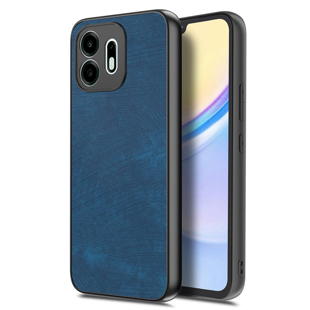 For OnePlus N6 4G Case Shockproof Slim Retro Leather Phone Back Cover