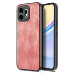 For OnePlus N6 4G Case Shockproof Slim Retro Leather Phone Back Cover