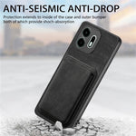 For OnePlus N6 4G Magnetic Case Retro Leather + TPU Phone Cover with Detachable Card Slot