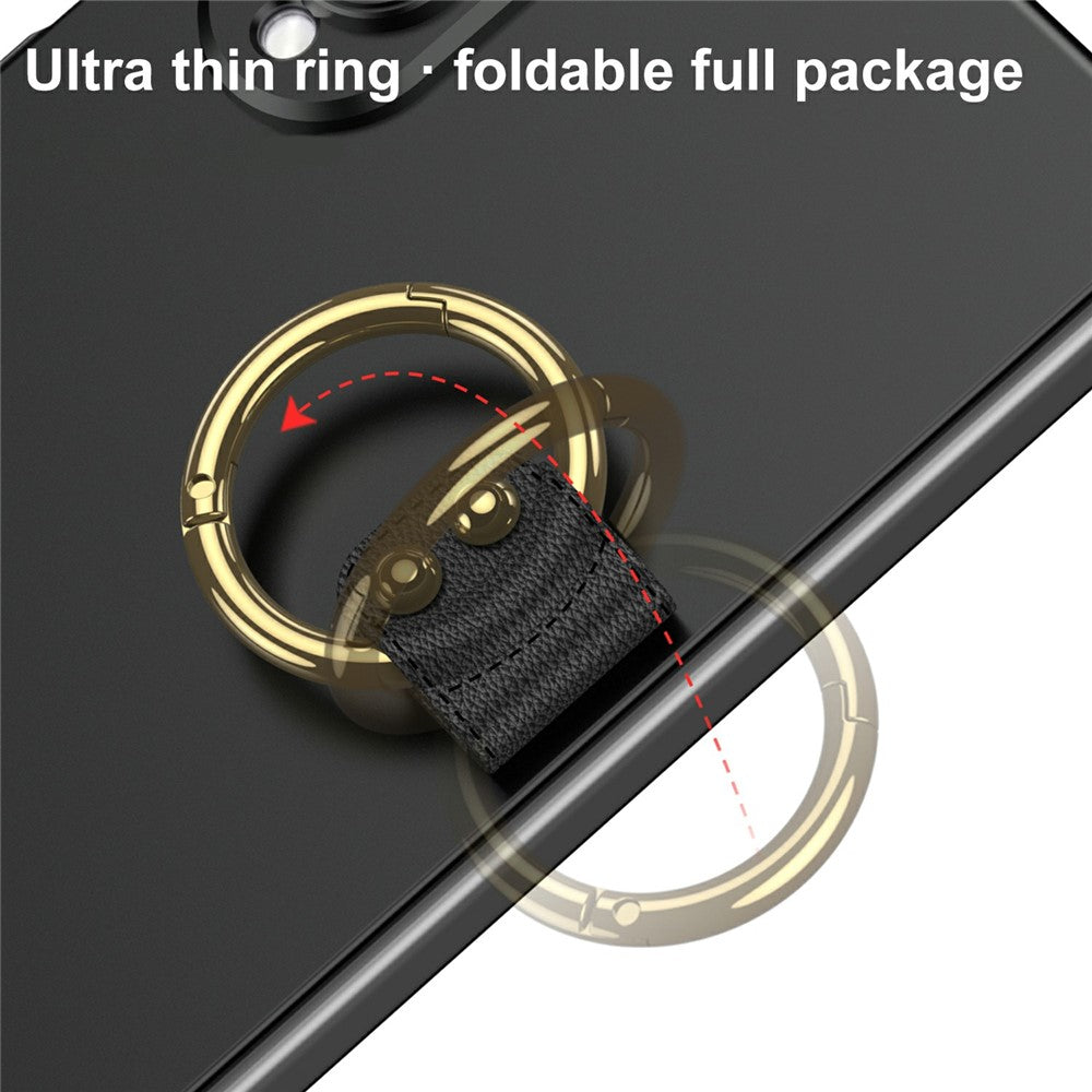 GKK For Samsung Galaxy Z Fold8 Case with Ring Holder Slim Hard PC + Tempered Glass Phone Cover
