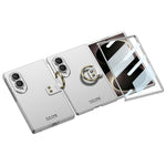 GKK For Samsung Galaxy Z Fold8 Case with Ring Holder Slim Hard PC + Tempered Glass Phone Cover