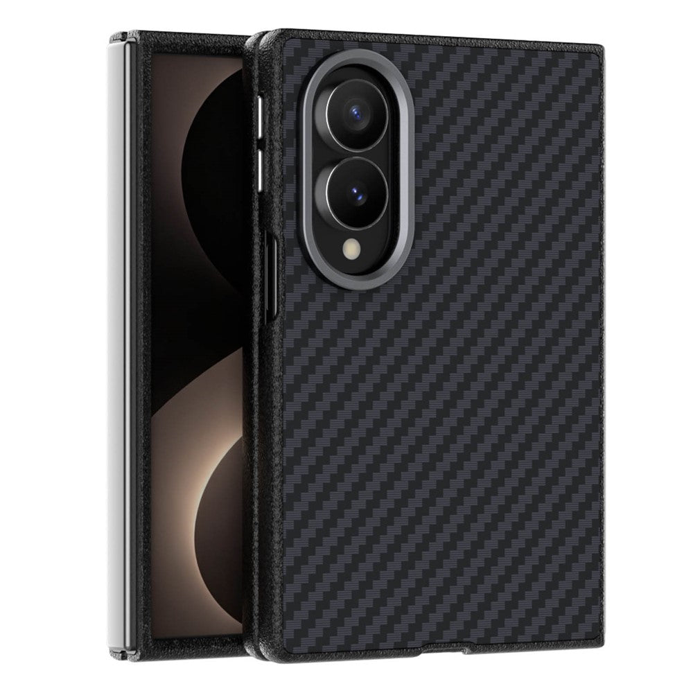 ABEEL For Samsung Galaxy Z Fold8 Magnetic Case Carbon Fiber Texture Phone Back Cover