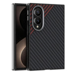 ABEEL For Samsung Galaxy Z Fold8 Magnetic Case Carbon Fiber Texture Phone Back Cover