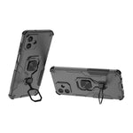 For Samsung Galaxy A07 4G Case Rotatable Ring Kickstand PC + TPU Shockproof Phone Cover