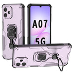 For Samsung Galaxy A07 4G Case Rotatable Ring Kickstand PC + TPU Shockproof Phone Cover