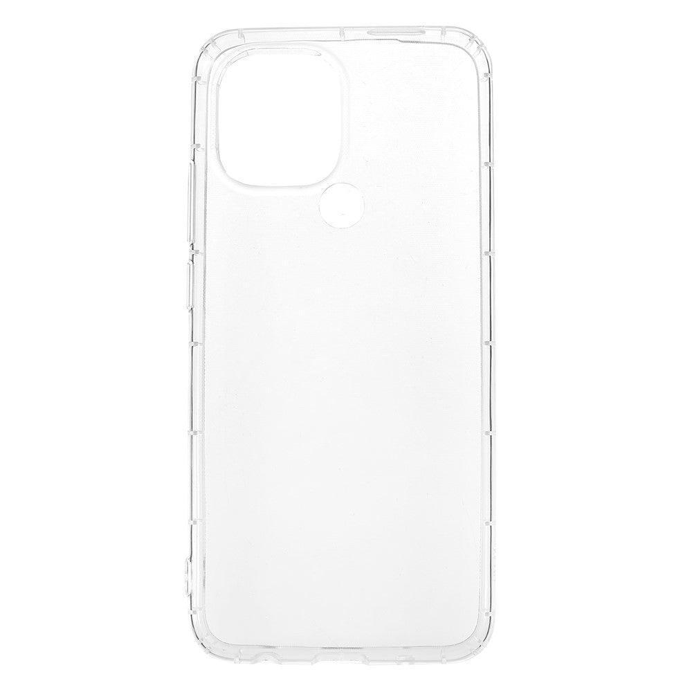 mobilskal för Xiaomi Redmi A1 4G / A1+ 4G / A2 4G / A2+ 4G / Poco C50 4G, Fallskyddande krockkuddeskyddande transparent TPU-baksida