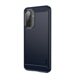 MOFI for Samsung Galaxy A27 5G Back Cover Brushed Texture Carbon Fiber Soft TPU Case