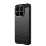 MOFI for Xiaomi 17T Back Cover  Brushed Texture Carbon Fiber Soft TPU Case