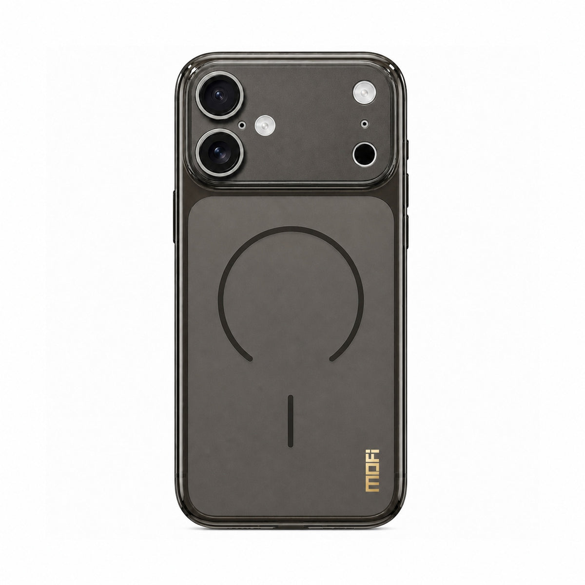 MOFI for iPhone 16 Simple Series Matte Translucent TPU Full-Cover Phone Case with Mirror Film