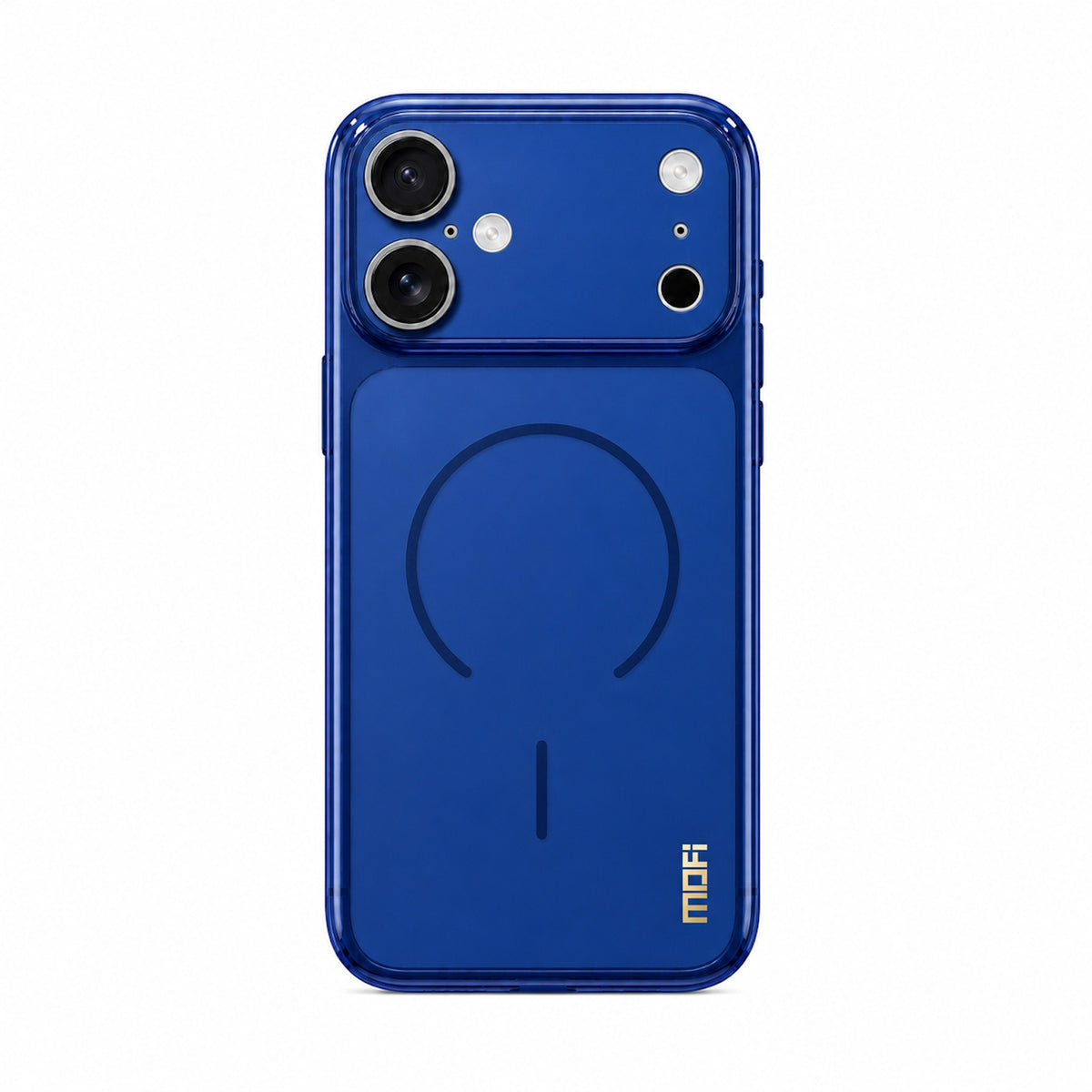 MOFI for iPhone 16 Simple Series Matte Translucent TPU Full-Cover Phone Case with Mirror Film