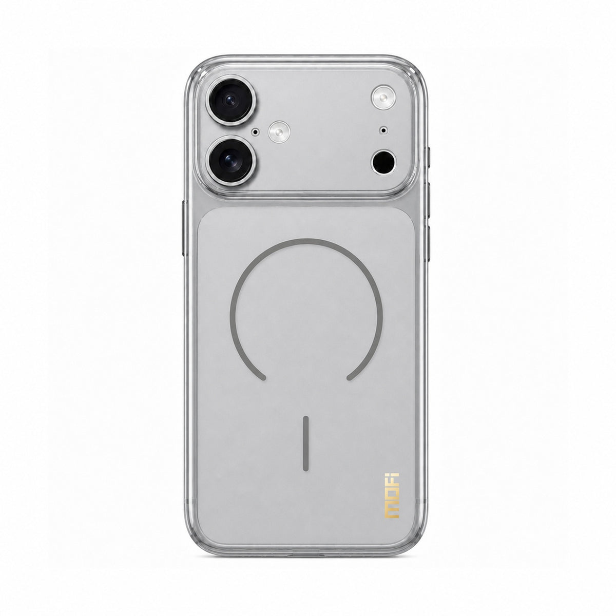 MOFI for iPhone 16 Simple Series Matte Translucent TPU Full-Cover Phone Case with Mirror Film