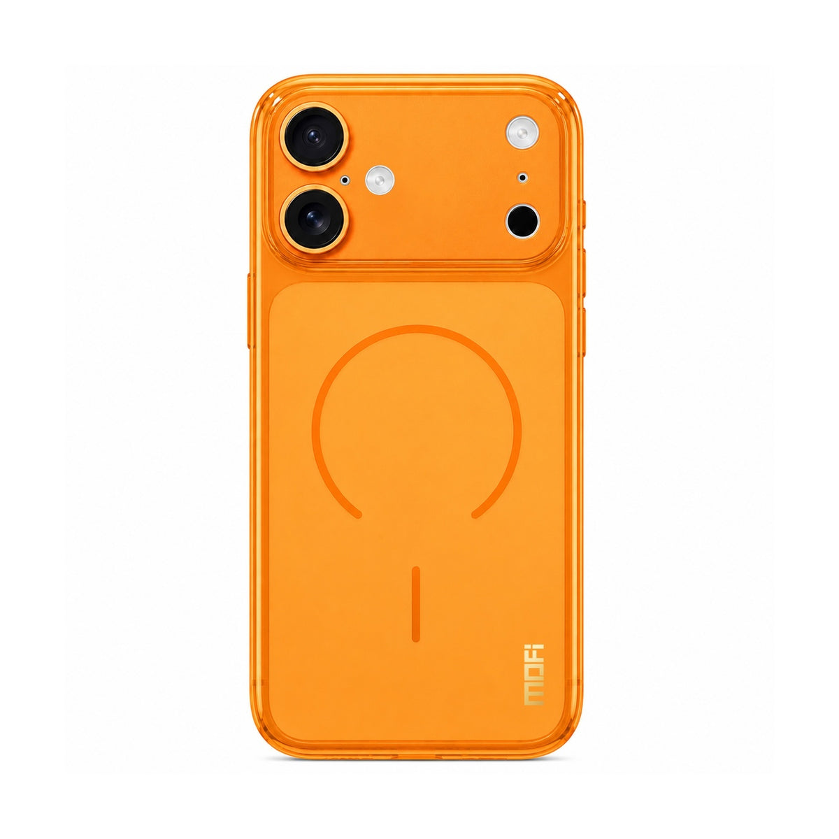 MOFI for iPhone 16 Simple Series Matte Translucent TPU Full-Cover Phone Case with Mirror Film