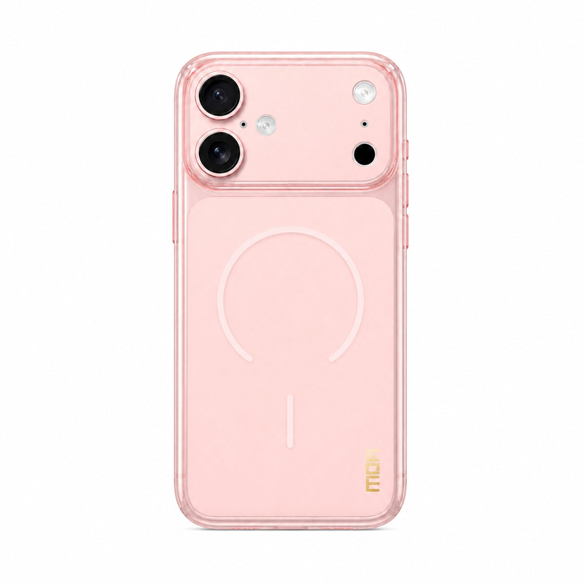 MOFI for iPhone 16 Simple Series Matte Translucent TPU Full-Cover Phone Case with Mirror Film