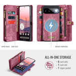 CASEME for Google Pixel 11 Pro / Google Pixel 11 008 Phone Cases Leather Cover with Detachable Wallet and Strap