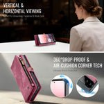 CASEME for Google Pixel 11 Pro / Google Pixel 11 008 Phone Cases Leather Cover with Detachable Wallet and Strap