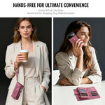CASEME for Google Pixel 11 Pro / Google Pixel 11 008 Phone Cases Leather Cover with Detachable Wallet and Strap