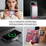 CASEME for Google Pixel 11 Pro / Google Pixel 11 008 Phone Cases Leather Cover with Detachable Wallet and Strap