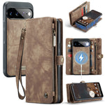 CASEME for Google Pixel 11 Pro XL 008 Phone Cases Leather Cover with Detachable Wallet and Strap