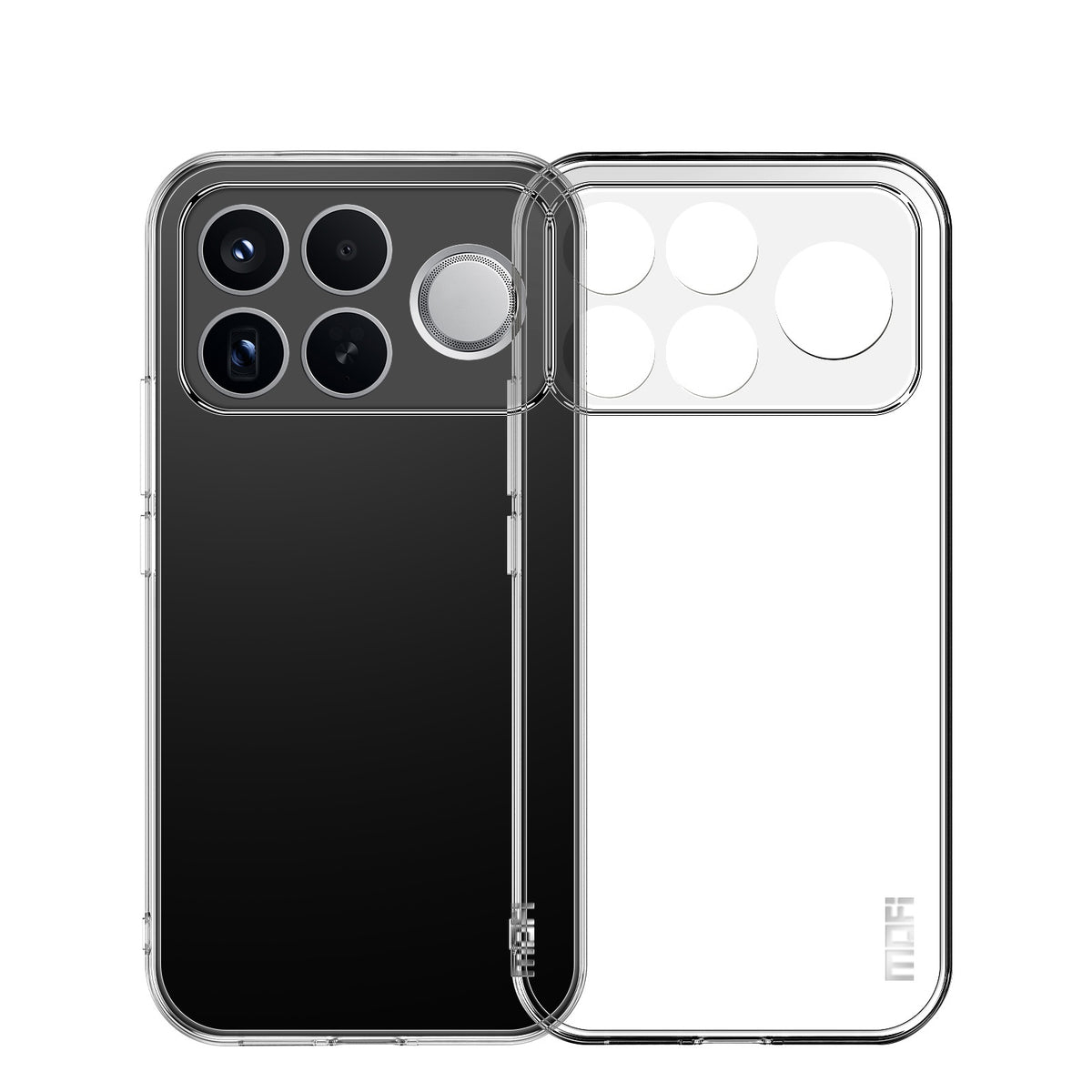 MOFI för Xiaomi Redmi K100 Pro Max 5G (Kina) / Xiaomi Poco F9 Ultra 5G Genomskinligt mobilskal Ultratunt TPU mobilbaksida