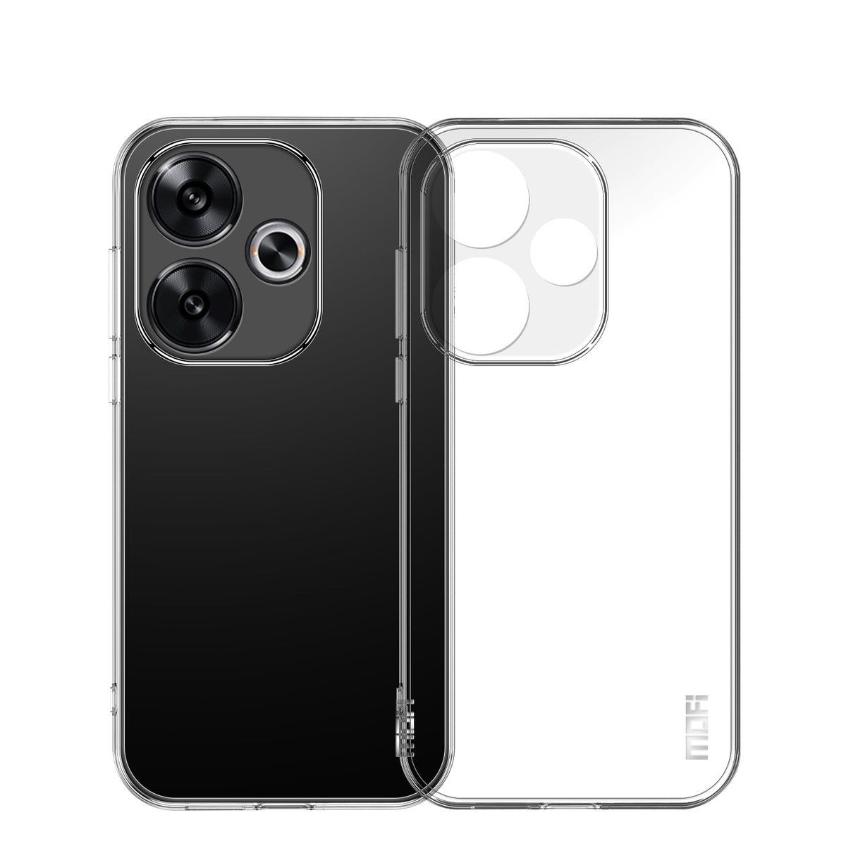 MOFI for Xiaomi Redmi Note 17 Pro 5G Clear Phone Case  Ultra-Thin TPU Phone Back Cover