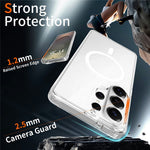 Til Samsung Galaxy S26 Ultra Magnetisk Cover TPU + Akryl Klart Telefoncover med 2 stk. Kameralinsebeskyttere + 2 stk. Hærdet Glas Skærmbeskyttere