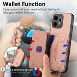 For OnePlus N6 4G Case Zipper Card Holder Kickstand Jeans Cloth Texture Leather Phone Back Cover