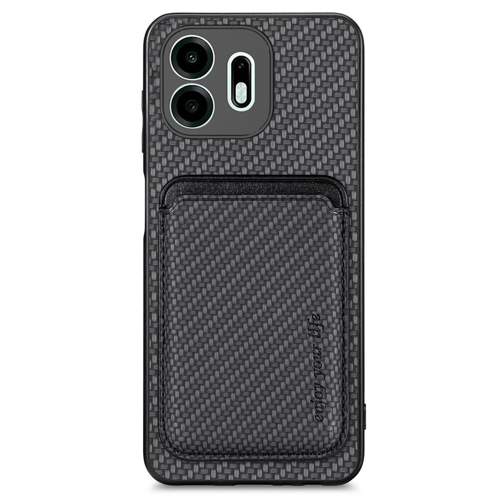 For OnePlus N6 4G Magnetic Case Detachable Card Holder Phone Back Cover